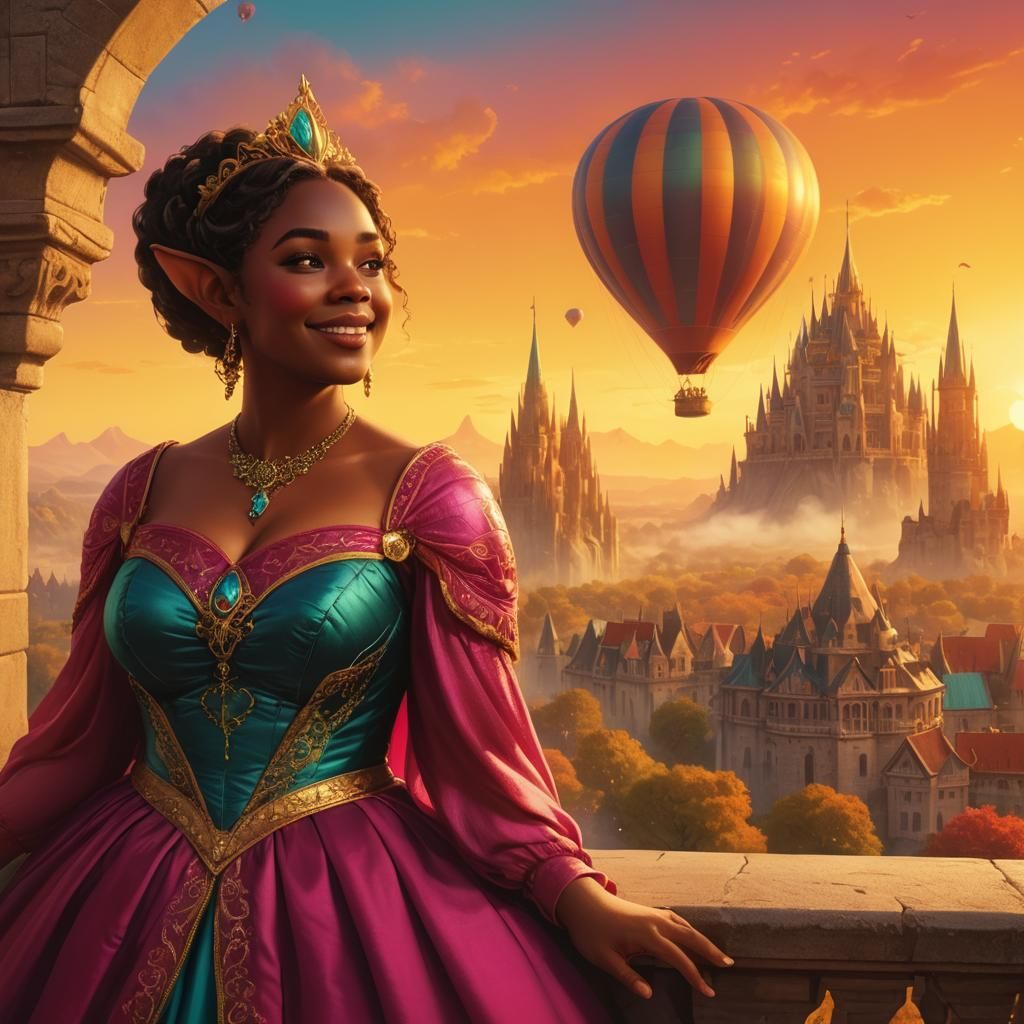 An Elf with a View of the Balloons 1