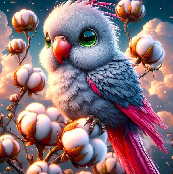 Cotton bird