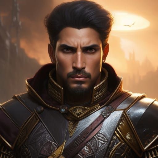 Dorian Pavus, portrait Male, d & d, fantasy, intimidating, digital ...