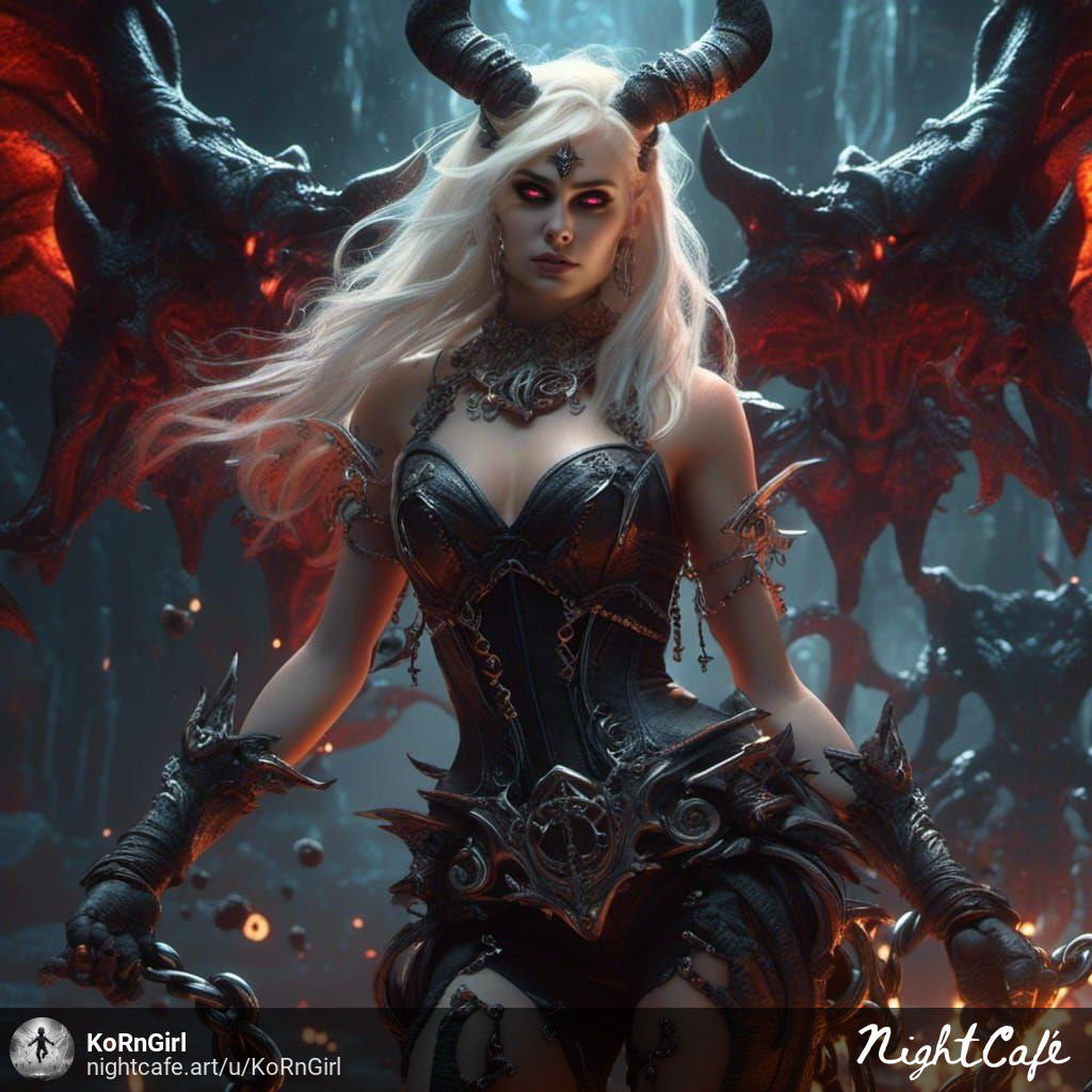 Seductive Demon Girl