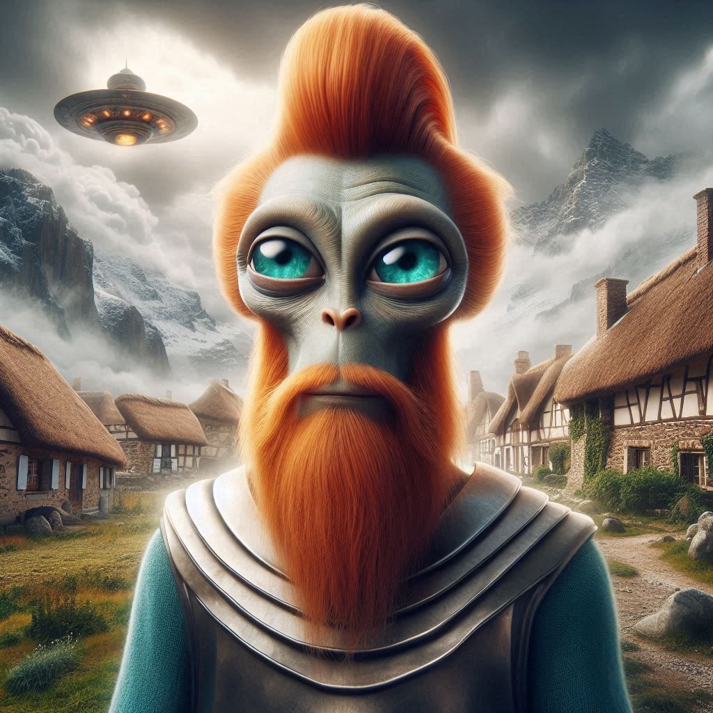 Classified Alien portrait ☣️ Ragnarlien