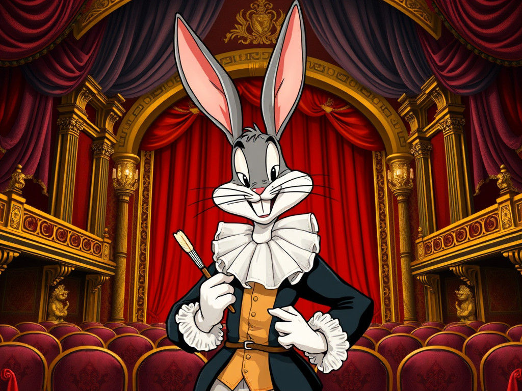 Bugs Bunny in Shakespeare   by @PrincessJoySparkles