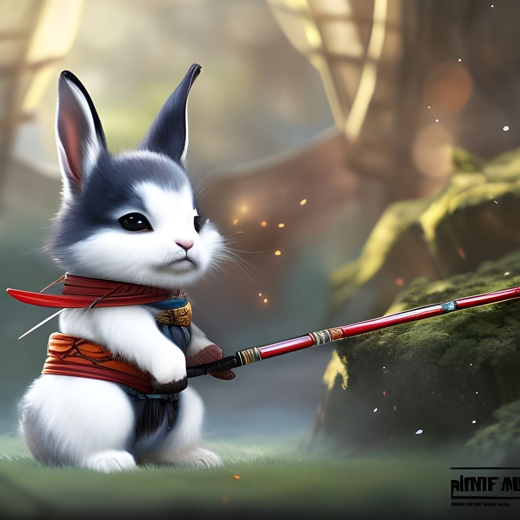 Samurai Bunny #3 - AI Generated Artwork - NightCafe Creator