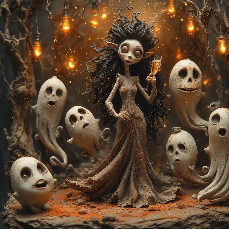 Ghostly New Year’s party