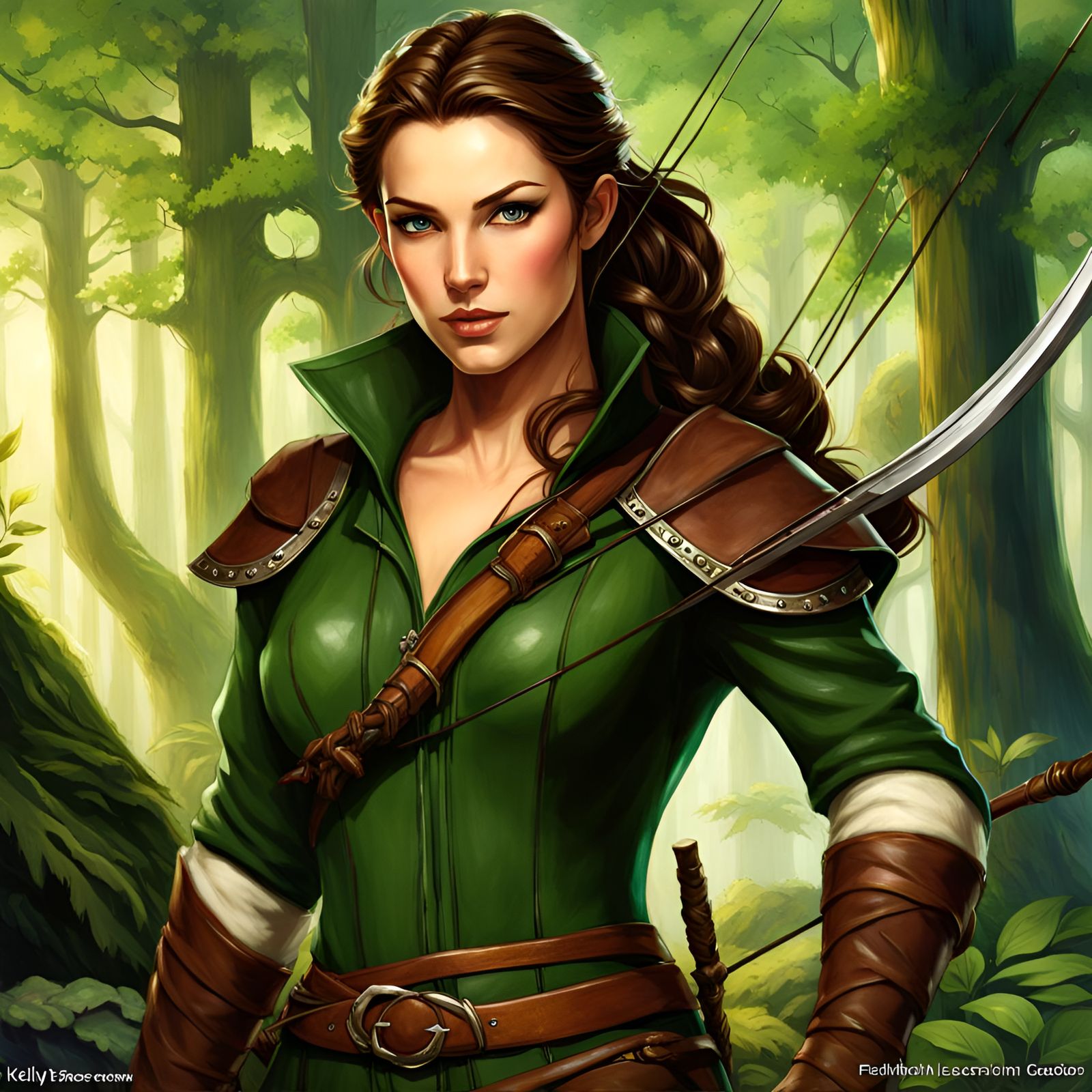 Half-elf ranger - AI Generated Artwork - NightCafe Creator