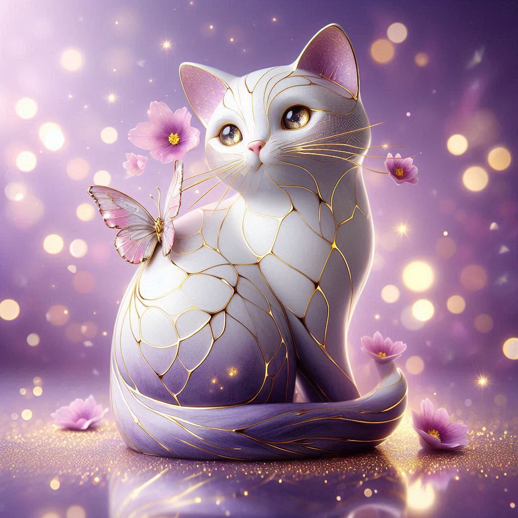 porcelain cat