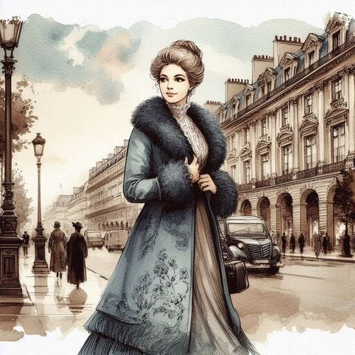 Cold autumn at Paris