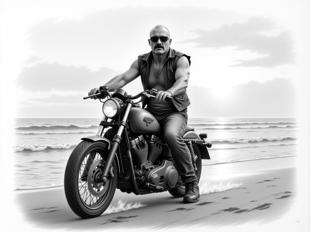 Graphite and charcoal pencil <lora:Charcoal and pencil:1.0> Photorealistic, intricately detailed drawing that conveys the sense of freedom i...