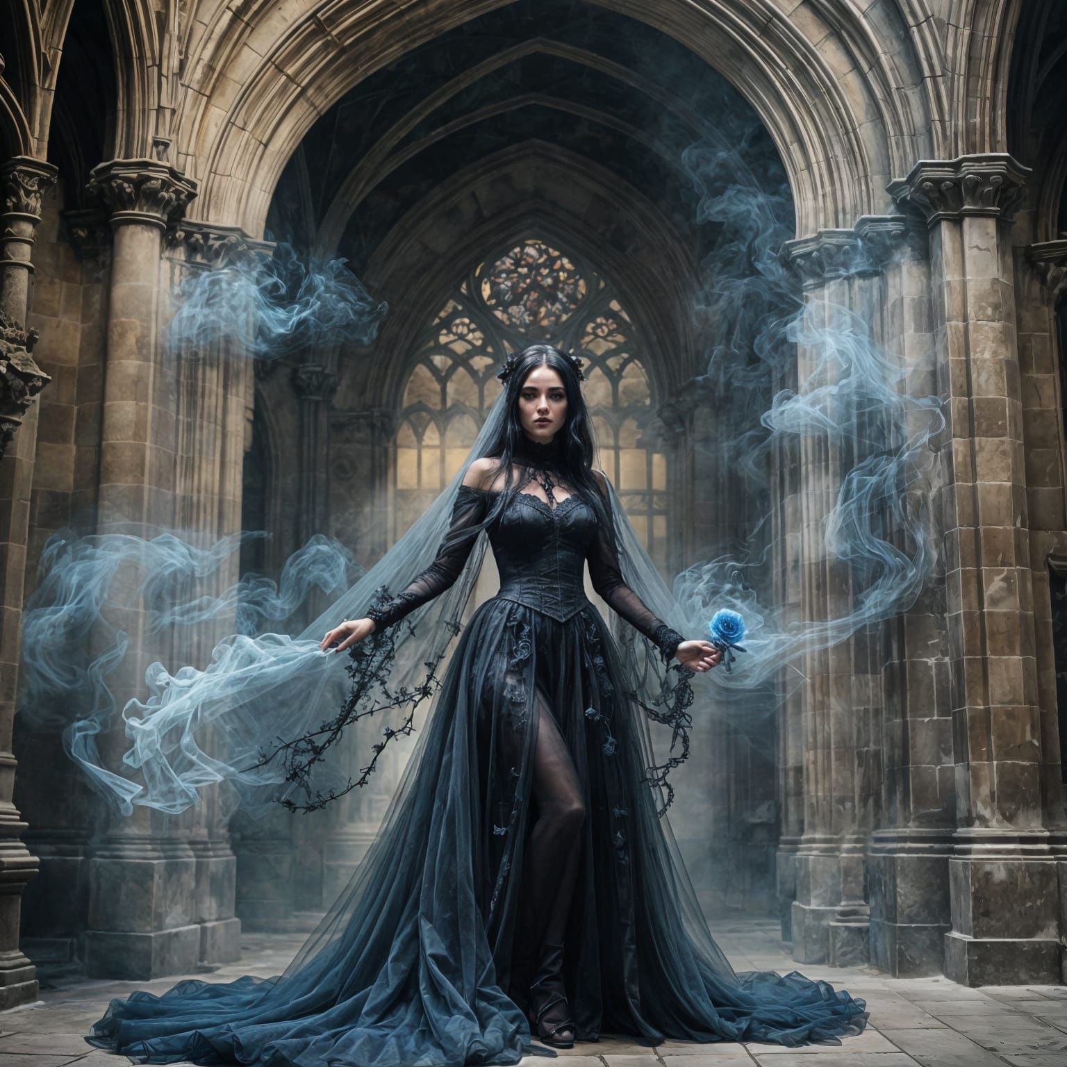 Goth Bride  by @Clive