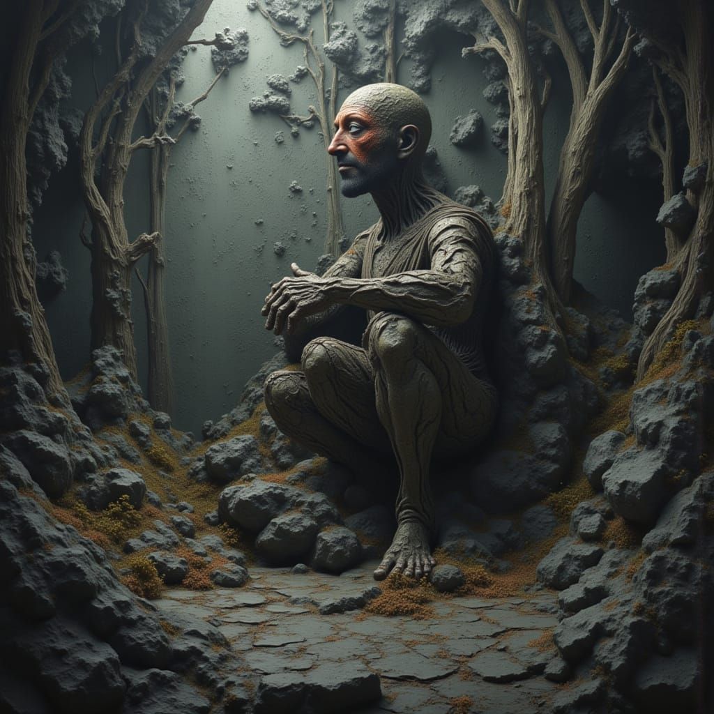 Gothic Surreal Nightmare Landscape in IMAX Style