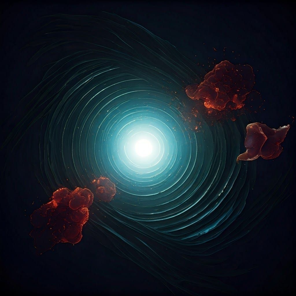 Fantastical Image of People in Sukkah Inside Whale