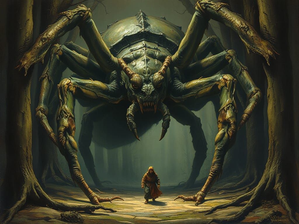 The Beast Behind  by @Aethemera