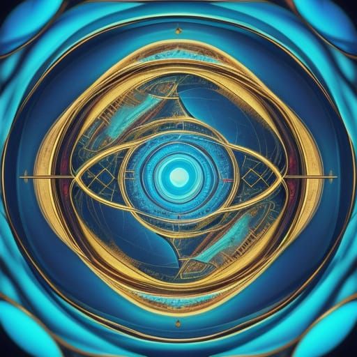 Surreal Infinite Maze in Salvador Dali Style