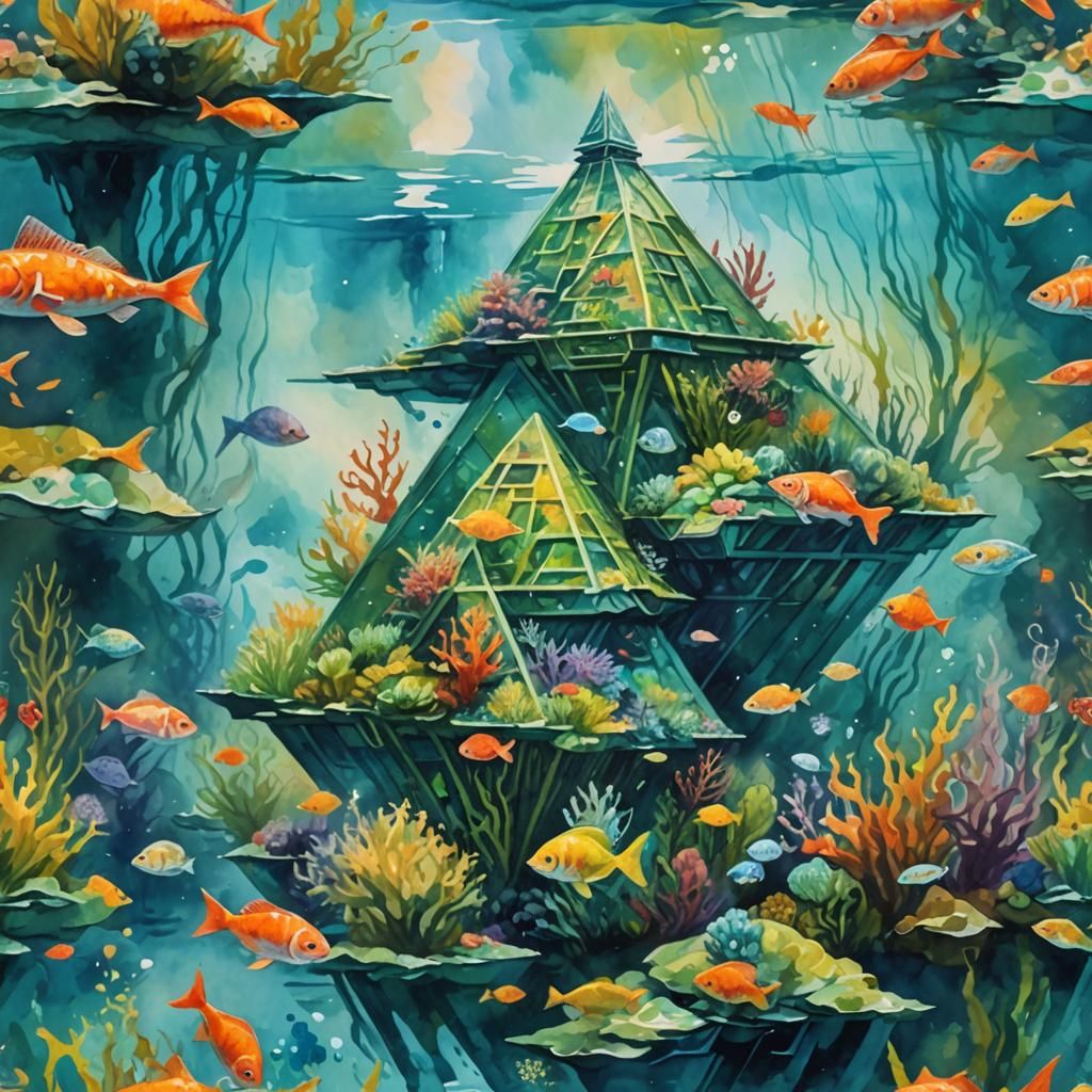under water pyrimid