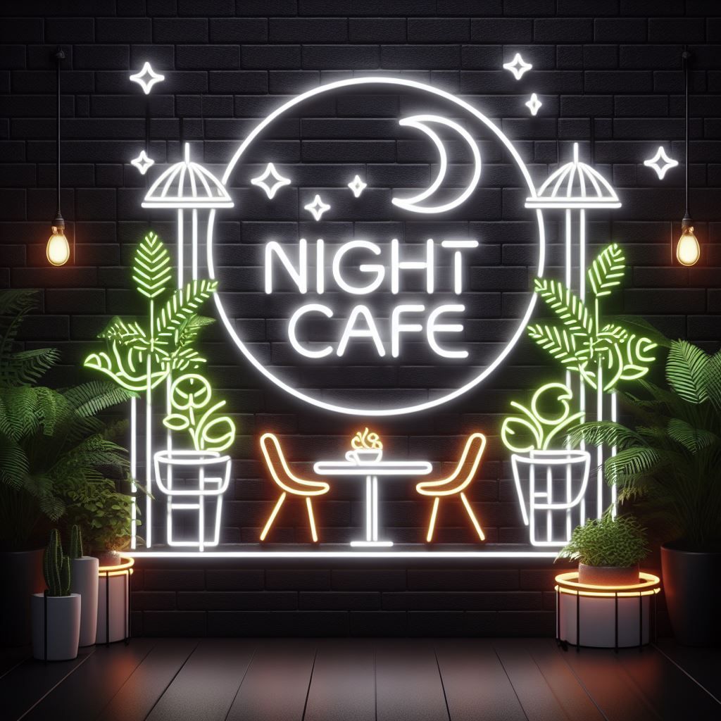 Night Cafe Fan Art Minimalist