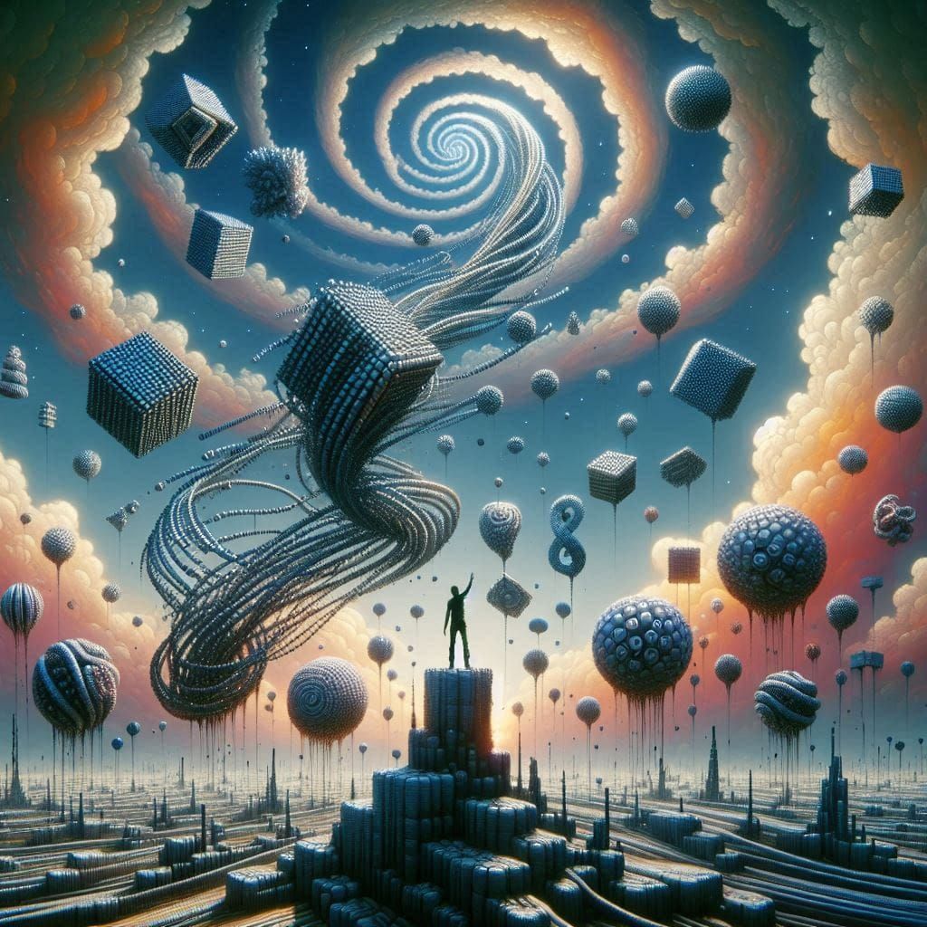 The Beadstorm Paradox: A Sky Raining Geometry