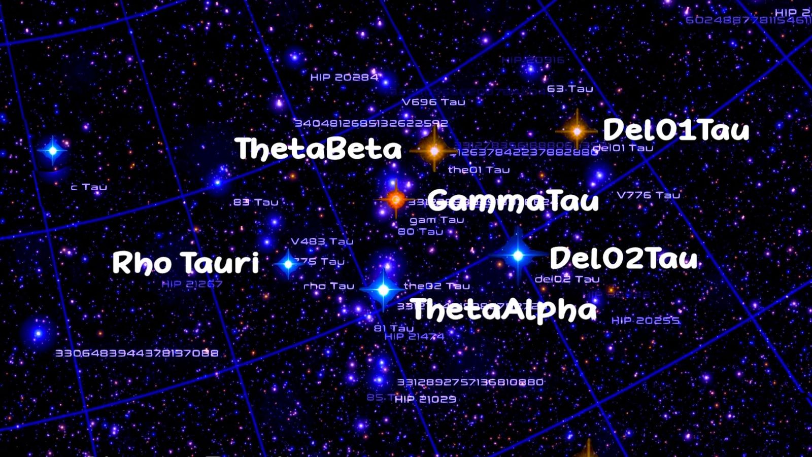 Zoom on Central Stars of Hyades Open Cluster Core