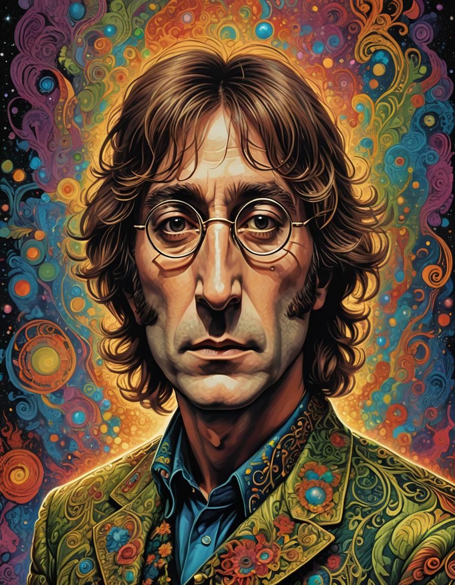 John Lennon II - AI Generated Artwork - NightCafe Creator