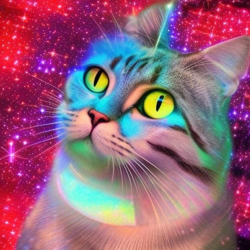 Peppermint Cat - AI Generated Artwork - NightCafe Creator