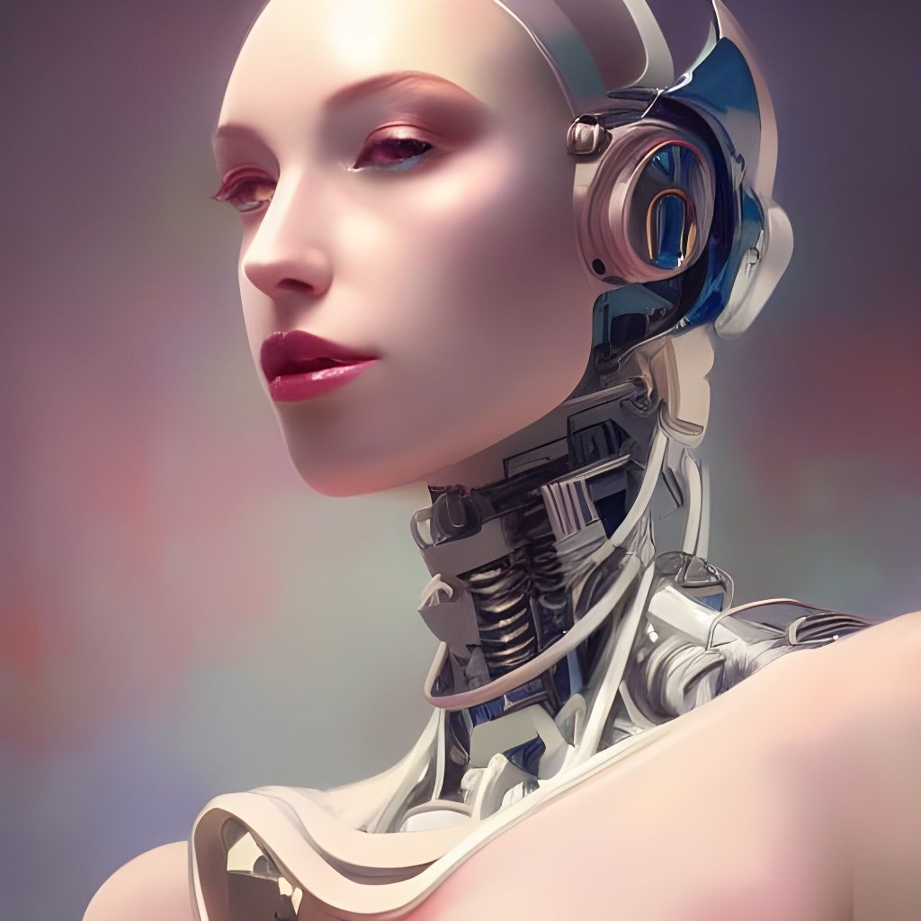 Beautiful Robot - Ai Generated Artwork - Nightcafe Creator