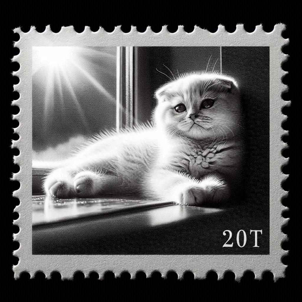 Postage Stamp of Scottish Fold 3
