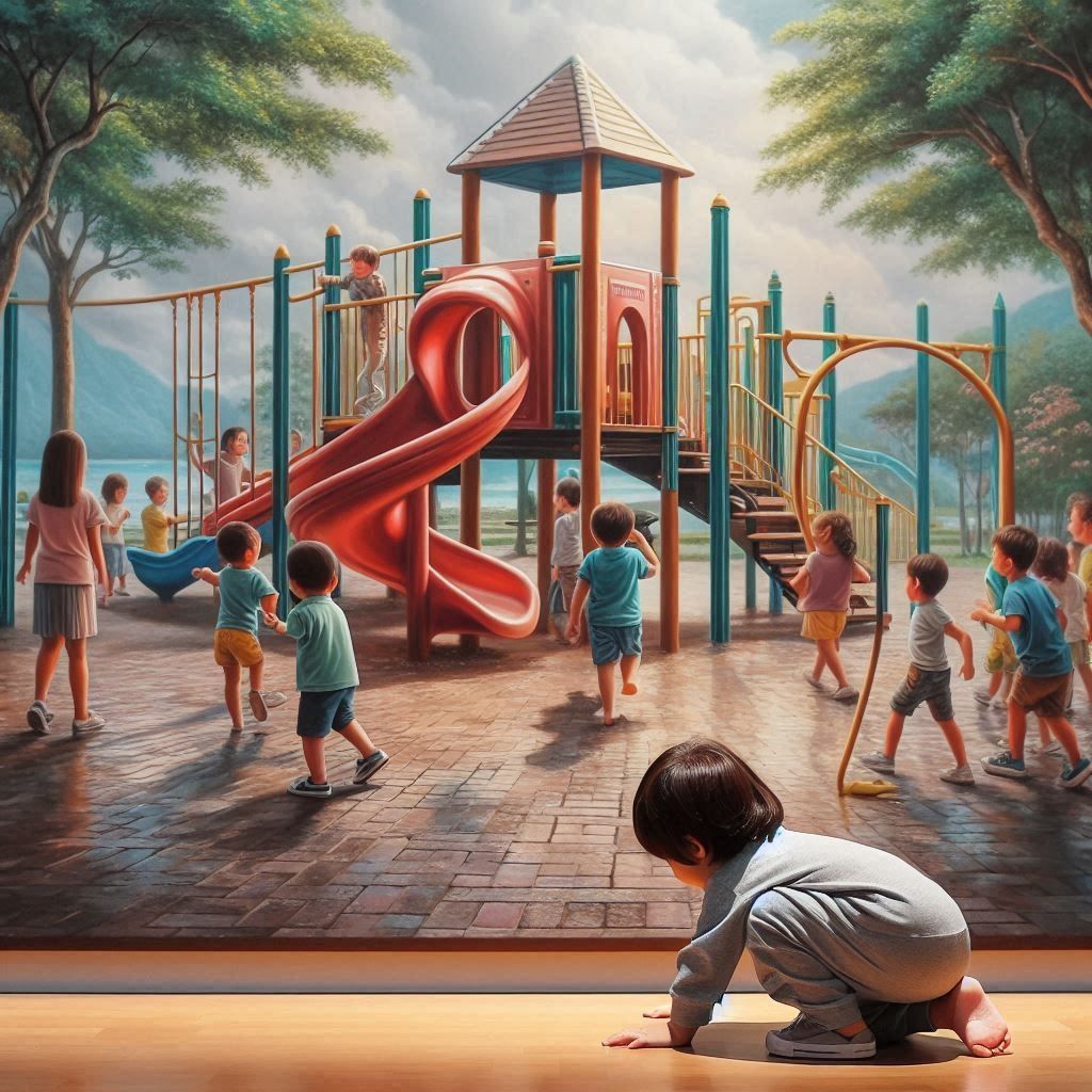 The children's area in the museum