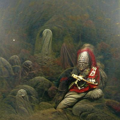 Resting Saxon