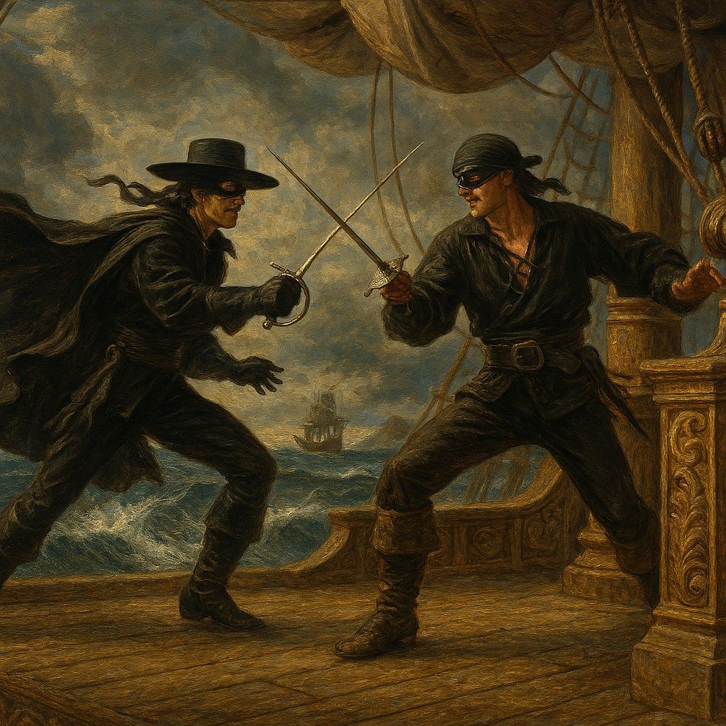 Zorro vs The Dread Pirate Roberts