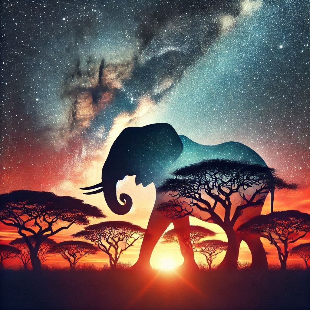 double exposure beautiful fantasy portrait landscape..