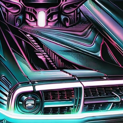 dodge challenger Mark Brooks and Dan Mumford, comic book art...