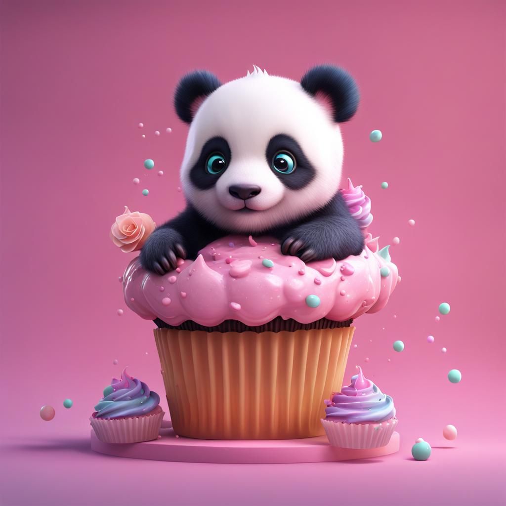 aesthetic baby panda - AI Generated Artwork - NightCafe Creator