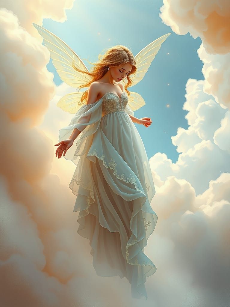 Cloud Pixie  by @MethaneSomething