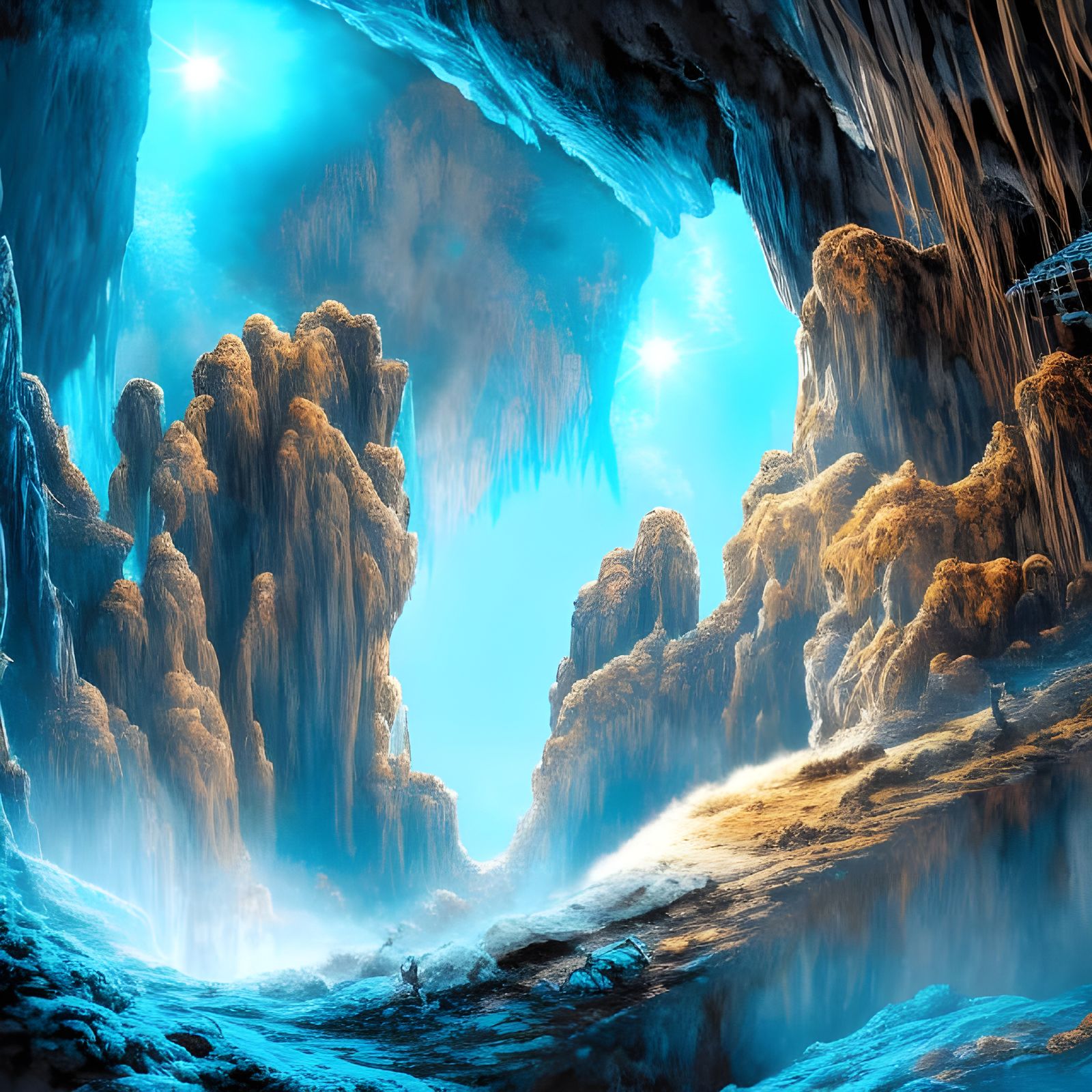 The Cave of Dreams  by @Praslin Hayes