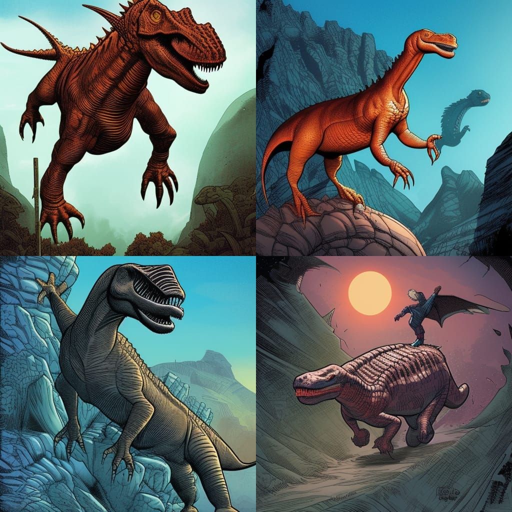 ronaldo on a dino