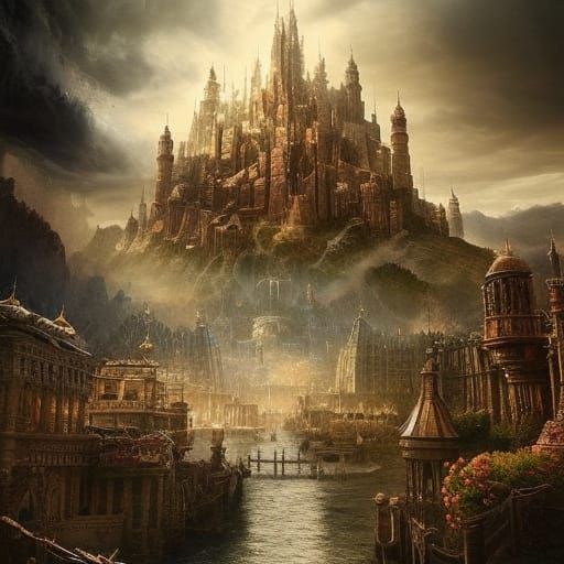 The castle of glory  by @Tomte