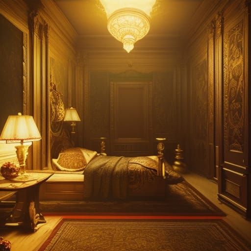 Royal bedroom - AI Generated Artwork - NightCafe Creator