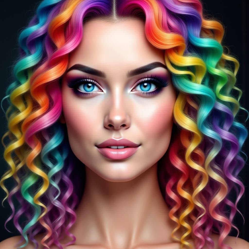 Rainbow Hair