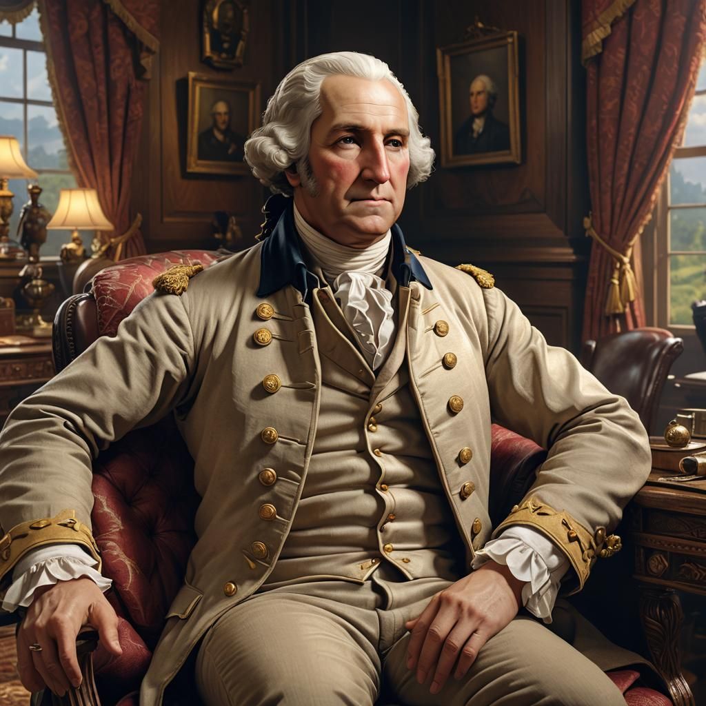 George Washington - AI Generated Artwork - NightCafe Creator