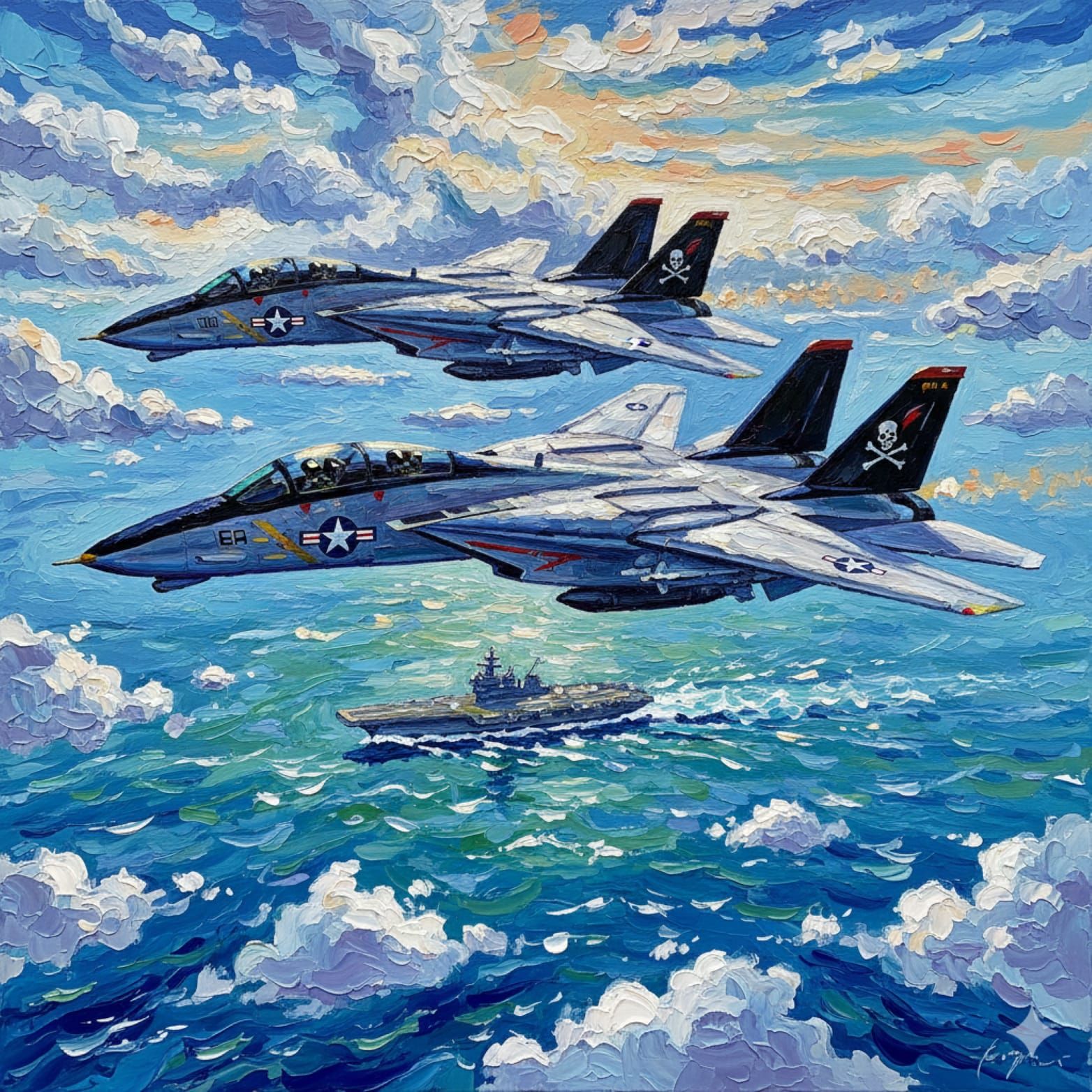 Neo-Impressionist Tomcats