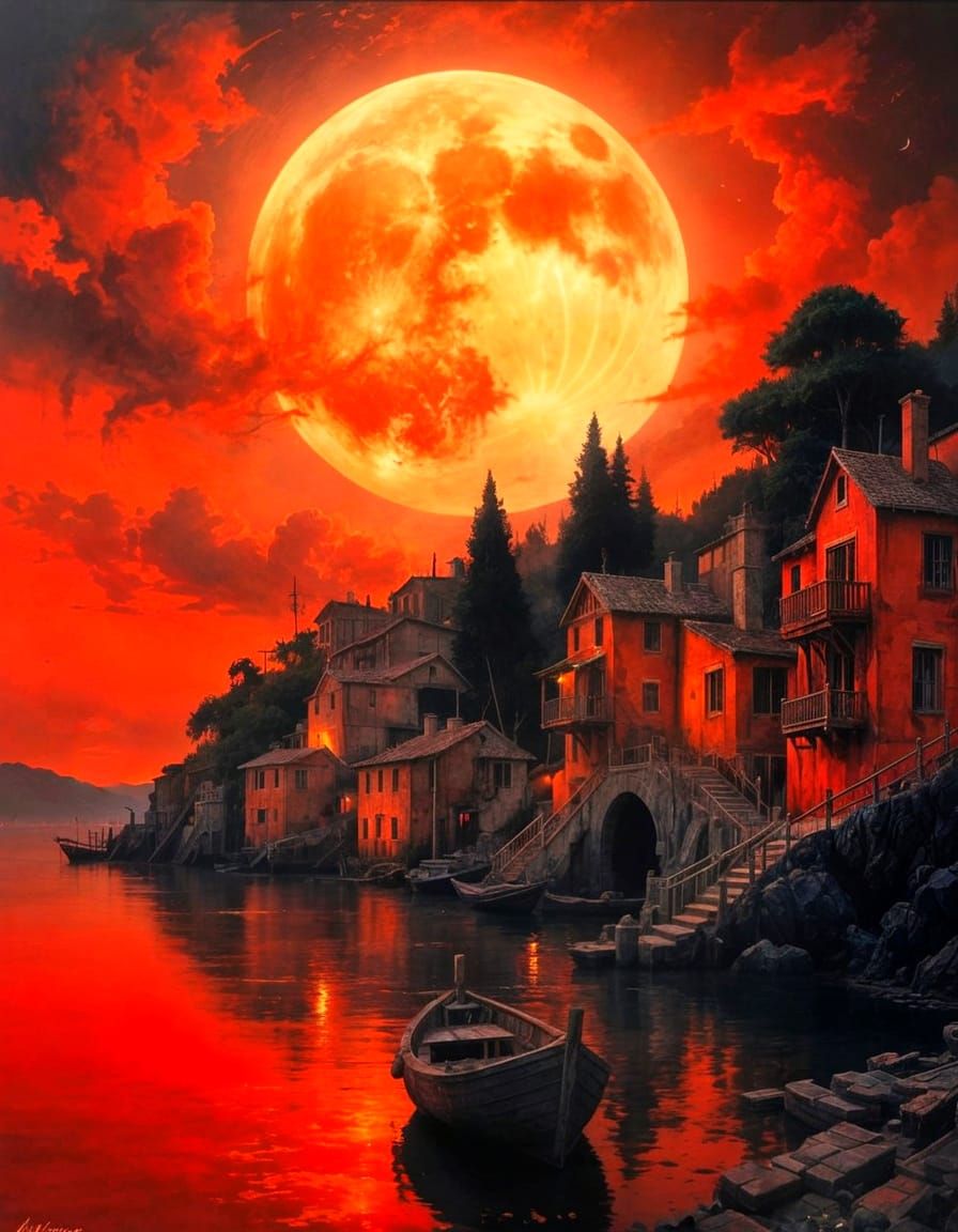 Silence Under a Burning Sky  by @Nikko P