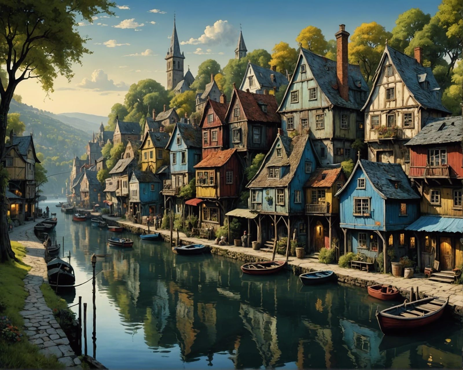 The Merchants' Quarter  by @Gandalf the Green