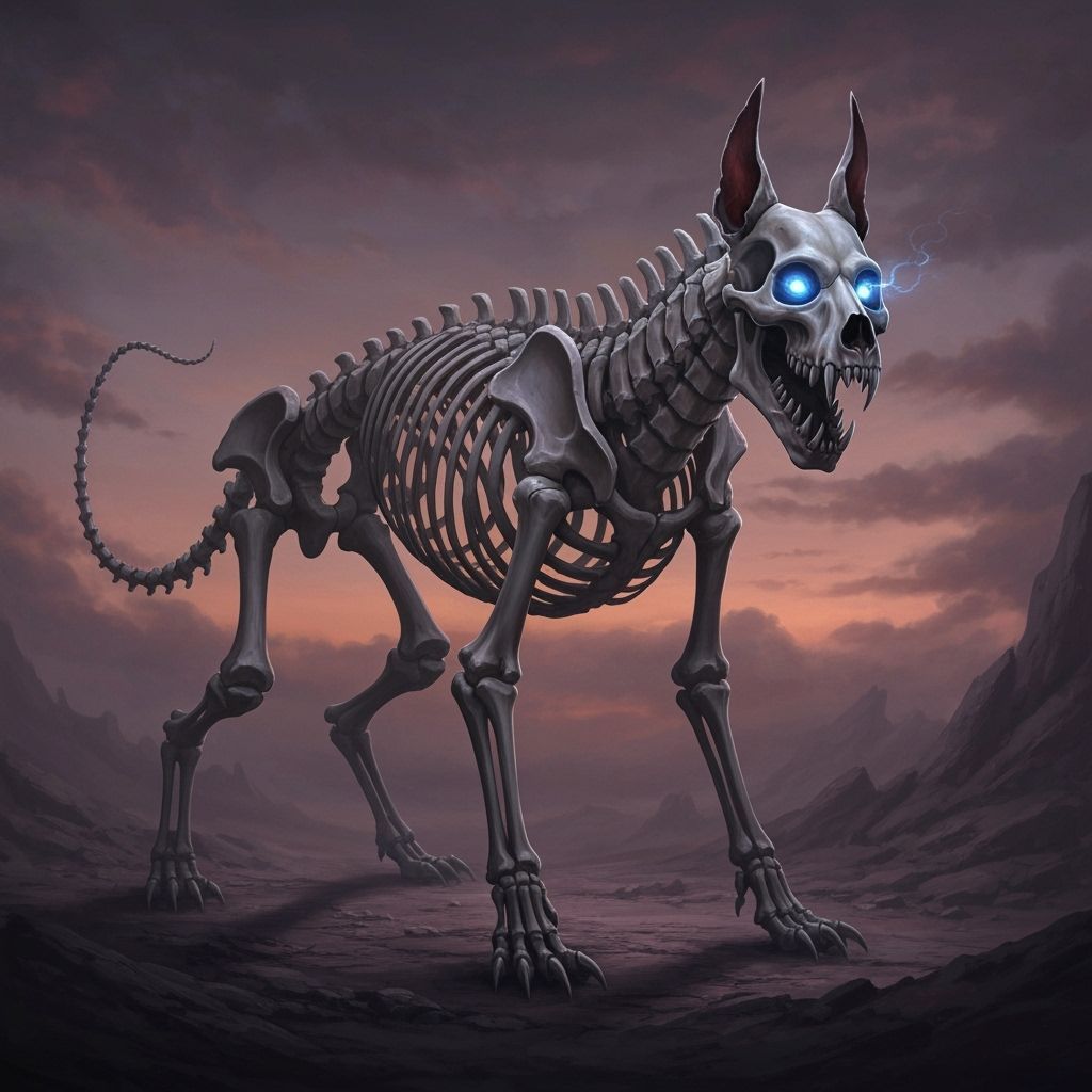 Skeleton Hound dnd