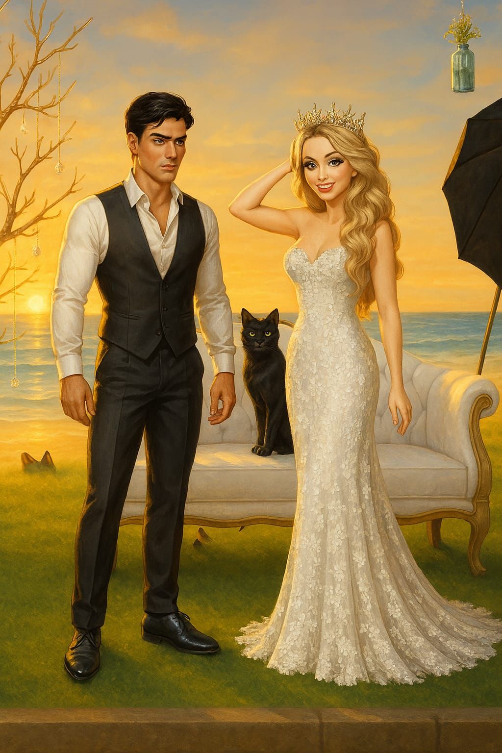 a dreamy, romantic wedding and Albus!!! crashing the wedding