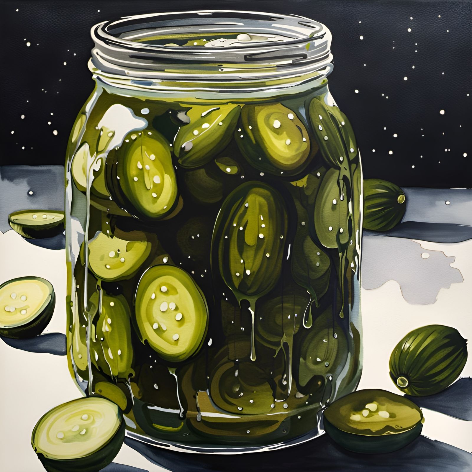 Baroque Pickle Jar #1