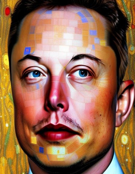 ELON MUSK, PORTRAIT - AI Generated Artwork - NightCafe Creator