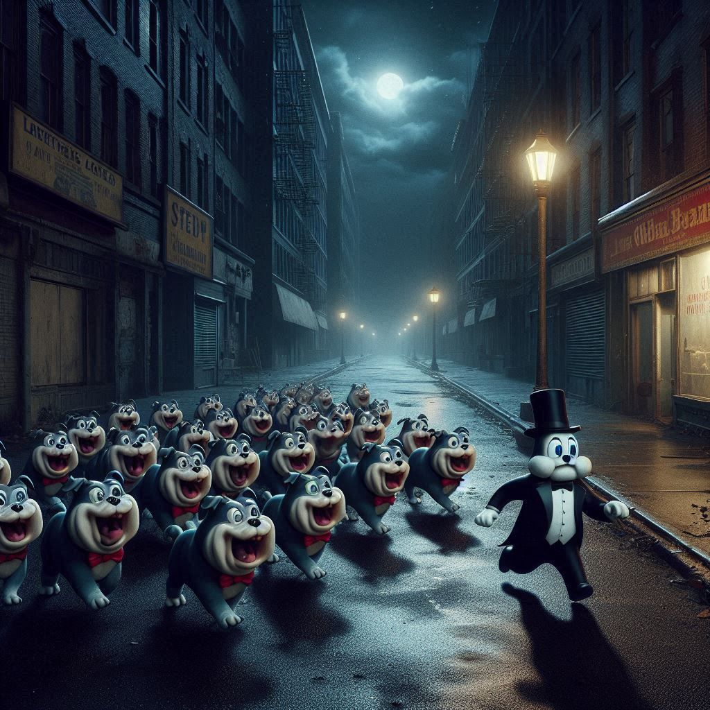 Yeah? Well at night, my neighborhood just gets weird.