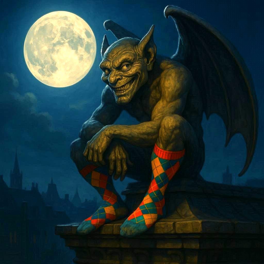 An Argyle Gargoyle