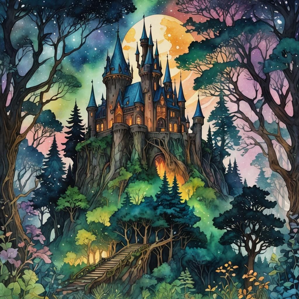Faunwood Castle in the Silent Woods
