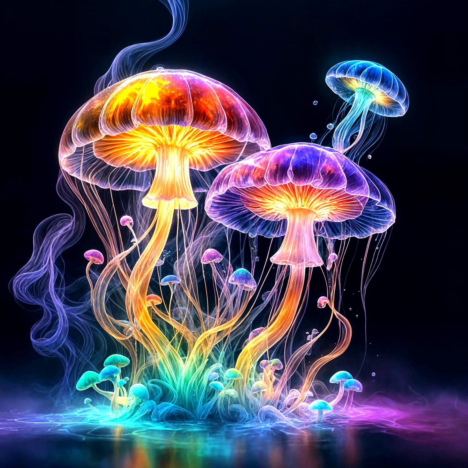 Jellyfish Bush  by @Reina