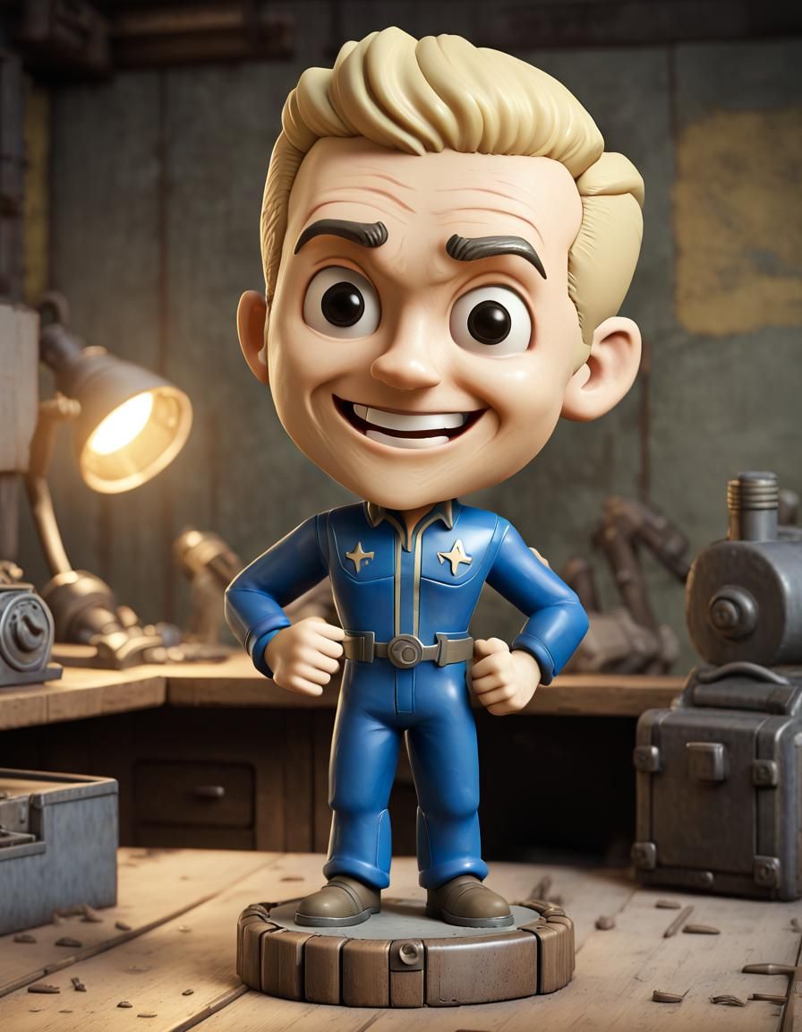 Fallout Bobblehead - AI Generated Artwork - NightCafe Creator